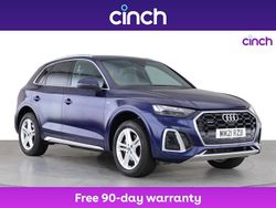 Blue Used 2021 Audi Q5 S-Line SUV | £22,799 (Fair price)