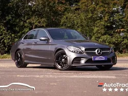 Grey Used 2018 Mercedes C220 AMG line Sedan | £16,899 (Fair price)