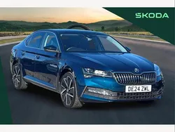 Petrol blue Used 2024 Skoda Superb LAURIN & KLEMENT Hatchback | £28,990 (Expensive)