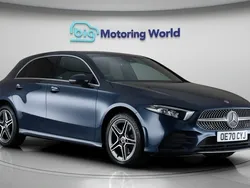 Blue Used 2021 Mercedes A250 AMG line Hatchback | £17,500 (Good price)