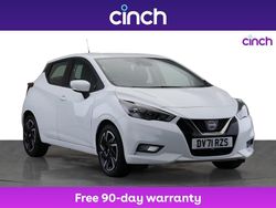 White Used 2021 Nissan Micra Acenta Hatchback | £10,589 (Fair price)