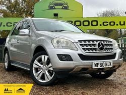 Silver Used 2010 Mercedes ML350 SUV | £6,275 (Fair price)