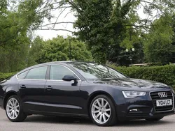Blue Used 2014 Audi A5 Sportback Advanced Coupe | £6,290 (Good price)