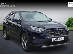 Blue Used 2019 Toyota RAV4 Hybrid Design SUV | £25,307 (Expensive)