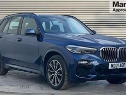 Blue Used 2021 BMW X5 M Sport SUV | £40,313 (Good price)