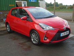 Red Used 2018 Toyota Yaris Hatchback | £10,490 (Fair price)