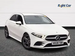 White Used 2020 Mercedes A180 Executive Hatchback | £16,999 (Fair price)