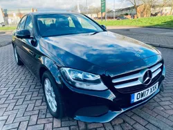 Black Used 2017 Mercedes C300e SE Sedan | £11,485