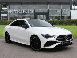 White Used 2024 Mercedes CLA200 AMG Line Premium Plus Coupe | £33,985 (Expensive)