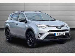 Silver Used 2018 Toyota RAV4 Hybrid SUV | £16,750 (Fair price)