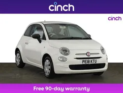 White Used 2018 Fiat 500 Pop Hatchback | £6,849 (Fair price)