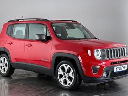 Red Used 2021 Jeep Renegade Limited SUV | £14,550 (Fair price)