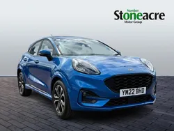 Blue Used 2022 Ford Puma ST-Line Hatchback | £15,990 (Fair price)