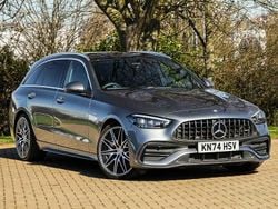 Grey Used 2024 Mercedes C43 AMG Premium Plus Estate | £51,998 (Fair price)