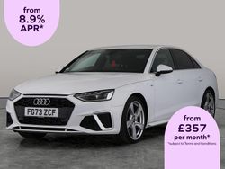 White Used 2023 Audi A4 S-Line Sedan | £23,046 (Good price)