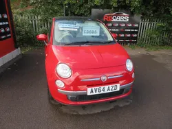 Red Used 2014 Fiat 500 Lounge Hatchback | £3,695 (Fair price)