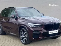 Mauve/purple Used 2022 BMW X5 M Sport SUV | £52,222 (Good price)