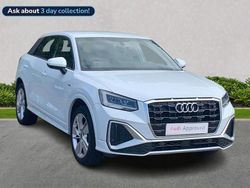 White Used 2022 Audi Q2 S-Line SUV | £18,231 (Fair price)