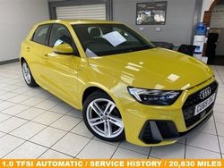Yellow Used 2019 Audi A1 Sportback S-Line Hatchback | £17,495 (Fair price)