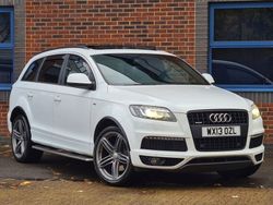 White Used 2013 Audi Q7 S-line plus SUV | £13,495 (Expensive)