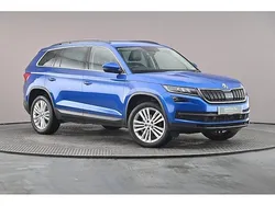 Race blue metallic Used 2021 Skoda Kodiaq SE L SUV | £23,868 (A bit pricey)