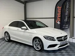 White Used 2015 Mercedes C63 AMG Premium Sedan | £29,995 (Fair price)