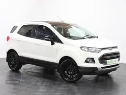 White Used 2017 Ford Ecosport Titanium S SUV | £6,555 (Fair price)