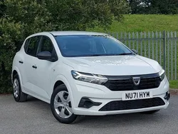 White Used 2021 Dacia Sandero Essentiel Hatchback | £9,998 (Fair price)