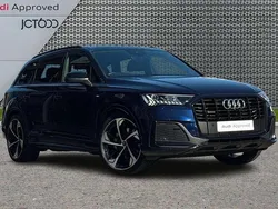 Blue Used 2021 Audi Q7 Black Edition SUV | £44,149 (Fair price)