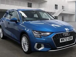 Blue Used 2022 Audi A3 Sportback e-tron Sport Sedan | £16,990 (Fair price)