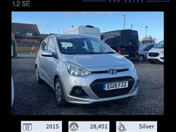 Silver Used 2015 Hyundai i10 SE Hatchback | £5,999 (Good price)