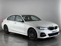 White Used 2019 BMW 330e M Sport Sedan | £17,550 (Fair price)