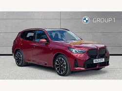 Red New 2025 BMW X3 M Sport SUV | £67,995 (Expensive)