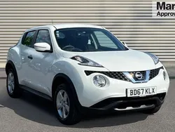 White Used 2017 Nissan Juke Visia SUV | £5,498 (Good price)
