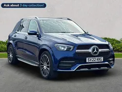 Blue Used 2022 Mercedes GLE350e AMG Line Premium Estate | £43,650 (A bit pricey)