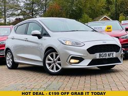 Silver Used 2019 Ford Fiesta ST-Line Hatchback | £8,400 (Fair price)