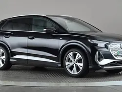 Black Used 2023 Audi Q4 e-tron S-Line SUV | £29,798