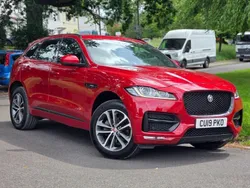 Red Used 2019 Jaguar F-Pace R-Sport SUV | £13,990
