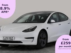 White Used 2021 Tesla Model 3 Standard Range Sedan | £17,197 (Fair price)