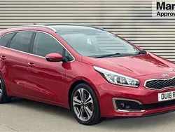 Red Used 2018 Kia Ceed 4 Estate | £11,690 (Good price)