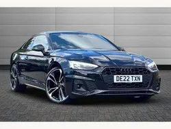 Mythos black Used 2022 Audi A5 Black Edition Coupe | £24,150 (Fair price)