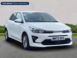 White Used 2022 Kia Rio 2 Hatchback | £12,436 (Fair price)