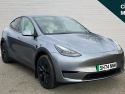 Grey Used 2025 Tesla Model Y Long Range RWD SUV | £37,980 (Expensive)