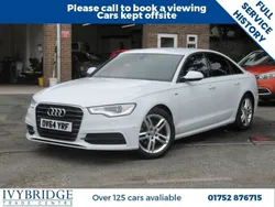 White Used 2015 Audi A6 S-Line Sedan | £9,295 (Fair price)