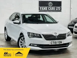 White Used 2019 Skoda Superb SE Hatchback | £7,000 (A bit pricey)