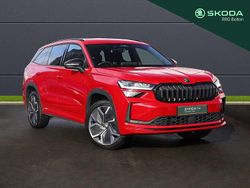 Velvet red metallic Used 2025 Skoda Kodiaq SportLine SUV | £33,995 (Fair price)