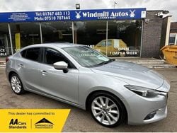 Silver Used 2017 Mazda 3 Inclusive Sedan | £7,950 (Fair price)