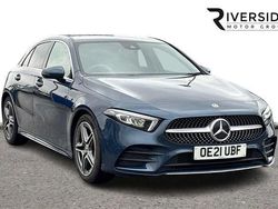 Blue Used 2021 Mercedes A200 AMG line Hatchback | £17,693 (Fair price)