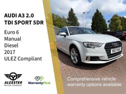 White Used 2017 Audi A3 Sportback Sport Hatchback | £6,259 (Super price)
