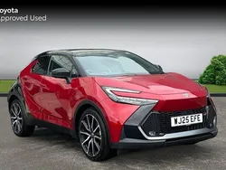 Scarlet flare bitone New 2025 Toyota C-HR Sport SUV | £32,490